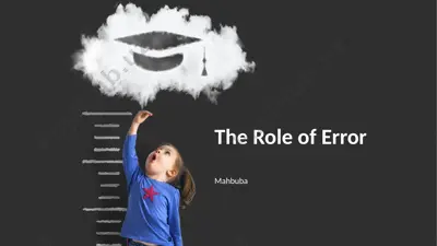 the role of error — PPTX