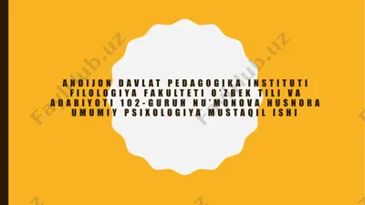 gerontopsixologiya — PPTX