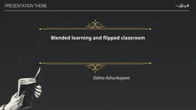 blended learning and flipped classroom — PPTX