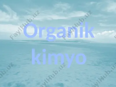 organik kimyo — PPTX