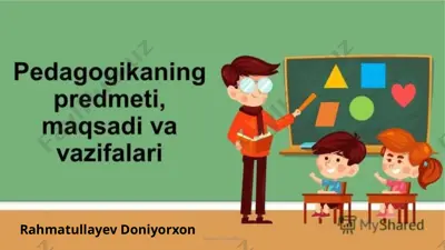 rahmatullayev doniyorxon — PPTX