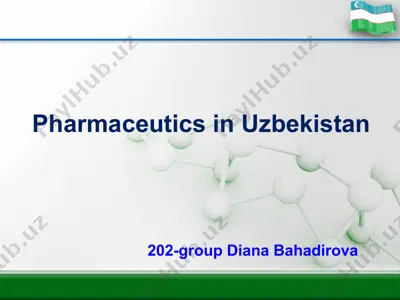 pharmaceutics in uzbekistan — PPTX