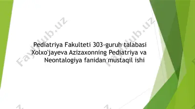 pnevmoniya etiopatogenezi va davolash prinsiplari — PPTX