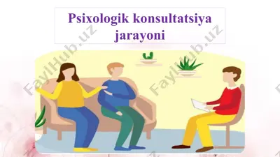 psixologik konsultatsiya jarayoni — PPTX