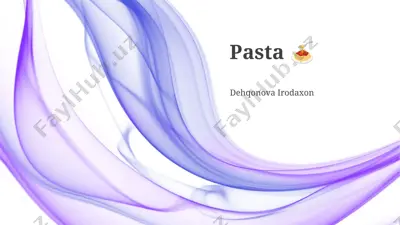 pasta — PPTX