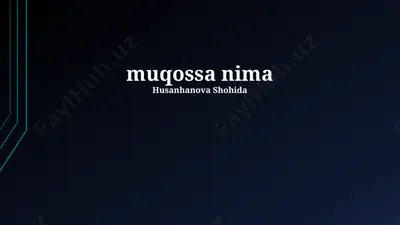 muqossa — PPTX
