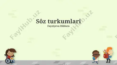turk qabilalarining kelib chiqishi — PPTX