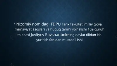 kasbiy nutqning qo’llanilish sohalari — PPTX