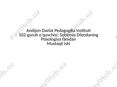 psixik rivojlanish intellekt shakllanishi sifatida l. piaje konsepsiyasi — PPTX