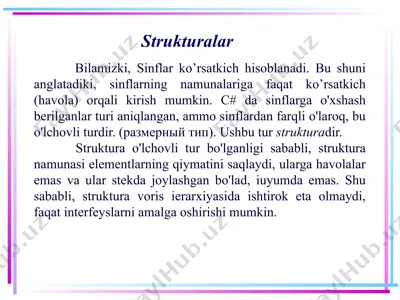 strukturalar — PPTX