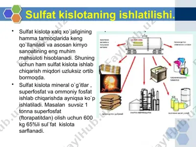 sulfat kislota — PPTX