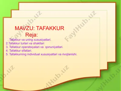 tafakkur — PPTX
