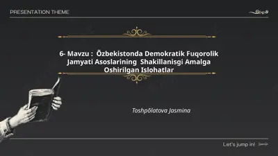 fuqarolik jamiyatining nazariy asoslari — PPTX