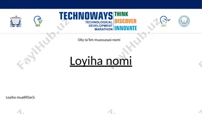 ilmiy va innovatsion yangiliklar — PPTX