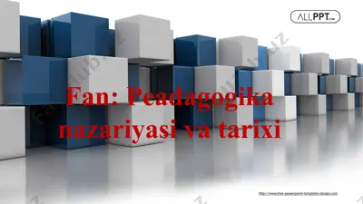 temuriylar davrida madaniyat va ta’lim-tarbiya — PPTX