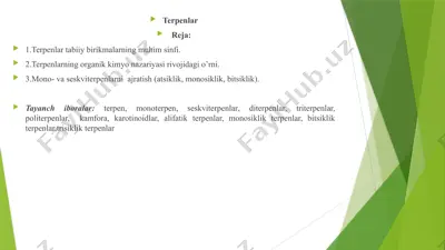 terpenlar — PPTX