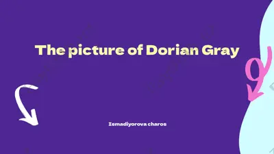 the picture of dorian gray — PPTX
