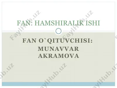 terminal holatlarda hamshiralik parvarishi — PPTX