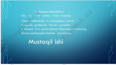 yan amon kameniskiyning pedagogik g'oyalari — PPTX
