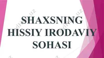 hissiyotlar va emosiya — PPTX