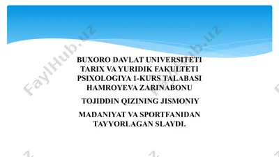 yengil atletika - yugurib kelib balandlikka sakrash texnikasi — PPTX