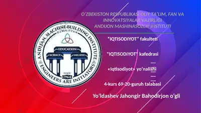masofaviy bank xizmatlari — PPTX