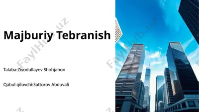 majburiy tebranish — PPTX