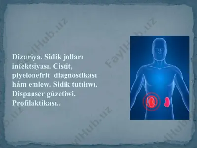 sidik jolları infektsiyası (dizuriya) — PPT