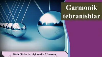 10-sinf fizika darsligi mavzusi — PPT