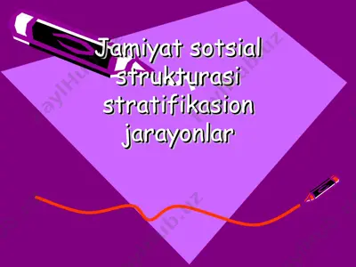 sotsial strukturasi stratifikasion jarayonlar — PPT