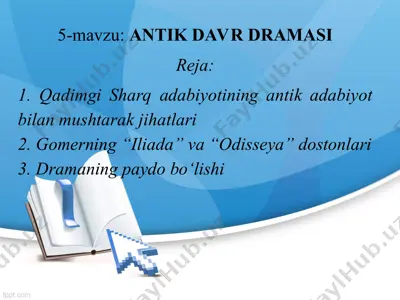 antiq davr dramasi — PPT