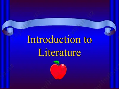 introduction to literature — PPT
