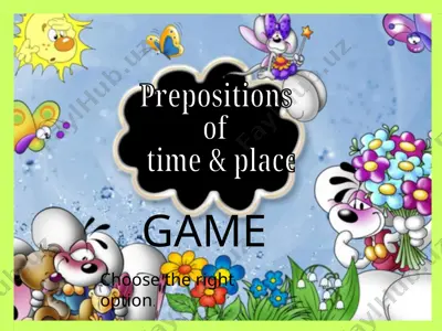 prepositions — PPT