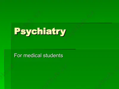 hypochondriasis — PPT