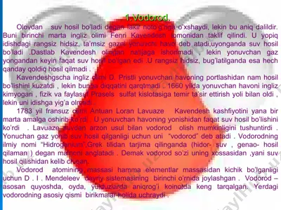vodorod — PPT