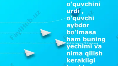 muammoni hal qilish yo'llari — PPTX