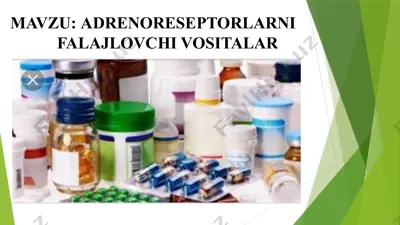 α-adrenoblokatorlar — PPT