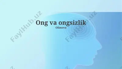 ong va ongsizlik — PPTX