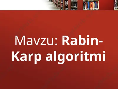 rabin-karp algoritmi — PPTX