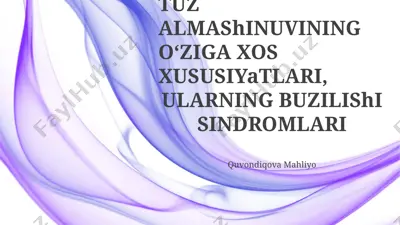 bolalarda suv va tuz almashinuvi xususiyatlari, ularning buzilishi sindromlari — PPTX