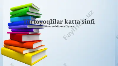 toshbaqalarning biologiyasi — PPTX