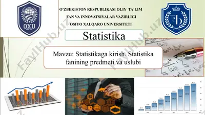 statistika — PPTX