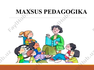 maxsus pedagogika — PPTX