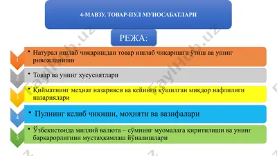 matn holati tuzilmasdan saqlanmagan — PPTX