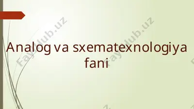 yarimo’tkazgich diodlar — PPTX