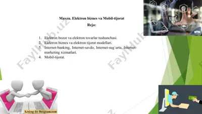 elektron biznes va mobil-tijorat — PPTX