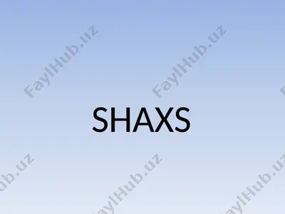 shaxs — PPTX