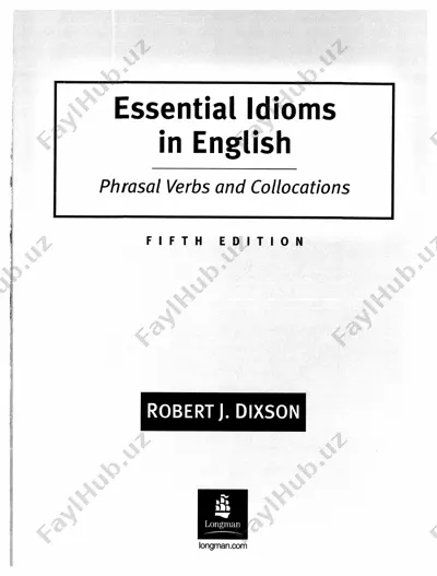 essential idioms in english: phrasal verbs and collocations — PDF