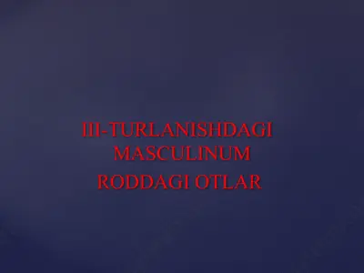 3-turlanish masculinum — PDF