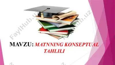 konseptual tahlil — PPTX